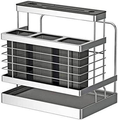 REIFOR Ceppo Coltelli Porta Coltelli Portacoltelli Portacoltelli in Acciaio Inox 304 Portacoltelli, Porta Tagliere E Porta Bacchette, Portacoltelli da Cucina Ceppo Coltelli da Cucina