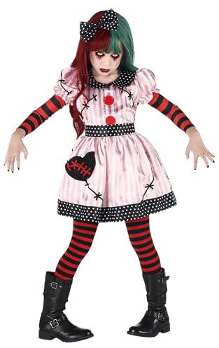 Boland - Kinderkostüm Horror Puppe | 6-teiliges Set, gruseliges Kostüm für Kinder, Halloween, Karneval und Mottoparty