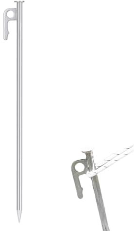 Zeltheringe aus Metall, robuste Zeltheringe, rostfrei, Camping, Familienzeltpfahl für Putdoor, Eiswerkzeuge, Stahlheringe, stabil, winddicht, Campingzubehör für Zelte