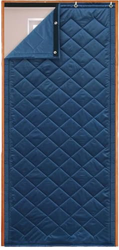 Hochwertiger wetterfester Thermo-Türvorhang, 100 x 200 cm, schalldichte Isolierung, einfache Installation, magnetischer Sichtschutz für Vorder- und Hintertüren, hält Kälte fern, energieeffizient