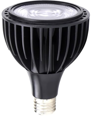 enwant Super Bright PAR30 LED Spotlight Bulb 30 Watts E26 Base High CRI Black Aluminum Lamp Body for Recessed Trim Lighting, Track Light, Non-Dimmable AC85-265V, 1 Pack (3000K Warm White)