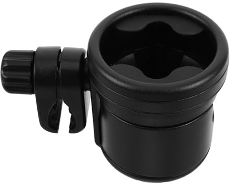 SOPOTUTU Soporte Giratorio Bebida Portavasos para Silla de Ruedas y Cochecito Montaje sin Herramientas para Botellas y Dispositivos Soporte Práctico para Personas Mayores