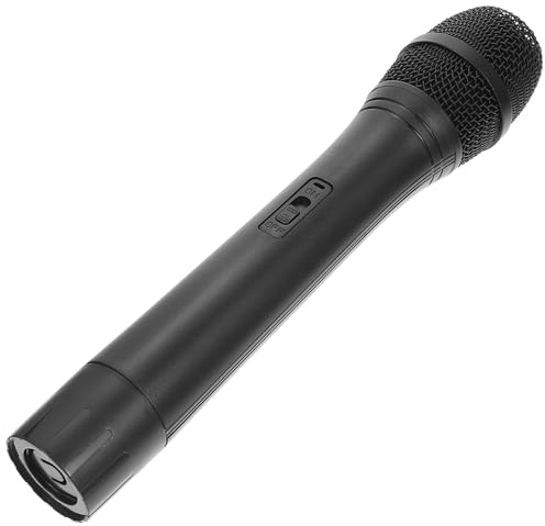 NOLITOY Microfono Giocattolo di Plastica per Accessorio per Karaoke e Feste Microfono Finto Sicuro e Resistente per Giochi di Ruolo e Spettacoli Teatrali