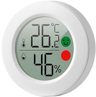 LAKPYN Mini Igrometro Termometro Digitale, Termometro Ambiente con Livello di Comfort, igrometro digitale