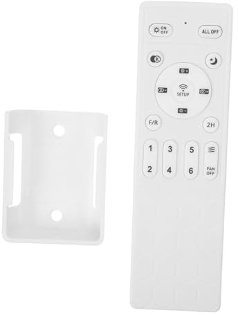 Alipis Telecomando Compatibile e Luce Bianco per Ventilatore da Soffitto in Plastico Controllo Wireless per e Illuminazione Eventi
