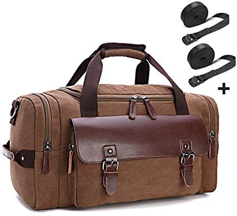 Motorrad Hecktasche Kompatibel mit Canvas + Spanngurte Craftride RT3 25L braun