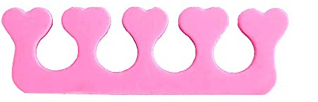 ANCLLO Zehenspreizer, weicher Schaumstoff, Pink, 12 Stück