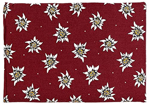 GIRAFFENLAND Traubenkernkissen 30 x 20 cm, Blume-Edelweiß - Als Wärmekissen & Kältekissen - Körnerkissen für Mikrowelle und Backofen - 30x20cm