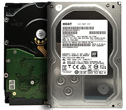MDD - HGST Ultrastar (HUS726060ALE610) 6TB 7200RPM 128MB Cache SATA 6Gb/s 3.5-inch Enterprise Hard Drive (for NAS, Desktop PC, Surveillance Storage) - 5 Year Warranty (Renewed)