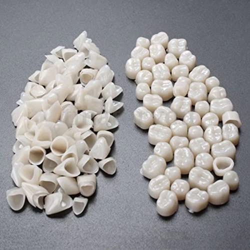 Goluao New 2 Packs Dental Temporary Crown Material for Anterior + Molar Teeth Veneers