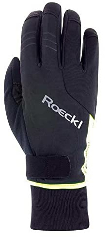 Roeckl Villach 2 Winter Fahrrad Handschuhe lang schwarz/gelb 2023