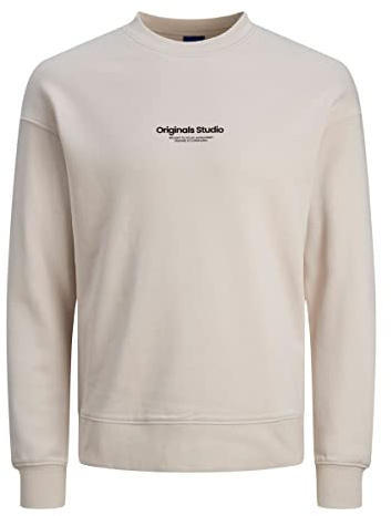JACK & JONES Male Sweatshirt Gedruckt Sweatshirt | Relaxed Fit, Gedruckt, Langarm, Casual, Bei max. 40°C waschen