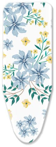 Extra Large Ironing Board Cover, 160x60cm, Adjustable Ironing Board Cover XXL, Scorch Resistant Coating - Extra Thick Padding Gift 4 Clips And Anti-iron Cloth