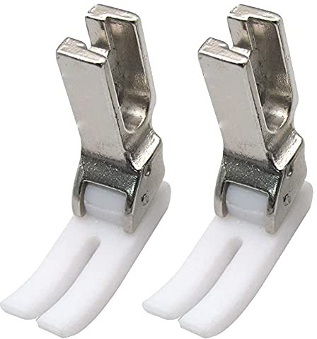 Hump Jumper Nähmaschine Gerade Stich Teflon Industrie Nähfuß T350 Antihaft Teflon Nähen Pesser Füße 2 Stück Nähmaschine Standard Nähfuß