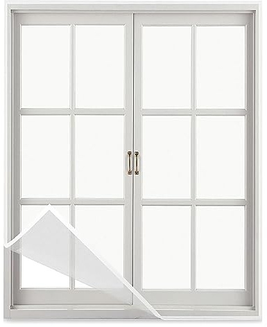 Timizi Moustiquaire en Gaze 30x60cm, Bande Auto-agrippante Toile en Tissu moustiquaire Anti Moustique Garde Manger Grillagé, pour Porte Rideaux Fenetres - Blanc