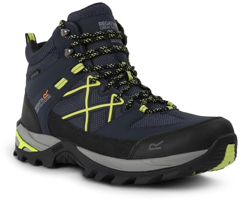 Regatta Mens Samaris III Boot Walking Boots with Superior Grip Performance Threads & TECFOAM Insock, Waterproof & Breathable - Perfect for Outdoor, Hiking, Climbing & Mountaineering