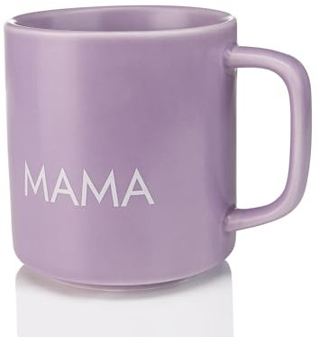 Giftandprint Tasse Lavender Mama mit Henkel, Geschenke für Mama Muttertag Beste Mama Geschenk Muttertagsgeschenk Kaffeebecher mit Henkel minimalistisch modern, Keramik,250 ml