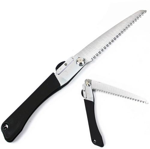 Folding Hand Saw, Anti Slip Pruning Saw with 8.27 Rugged Blade Portable Folding Saw for Camping, Hiking, Hunting & Cutting Wood, Rugged Durable Trimmer