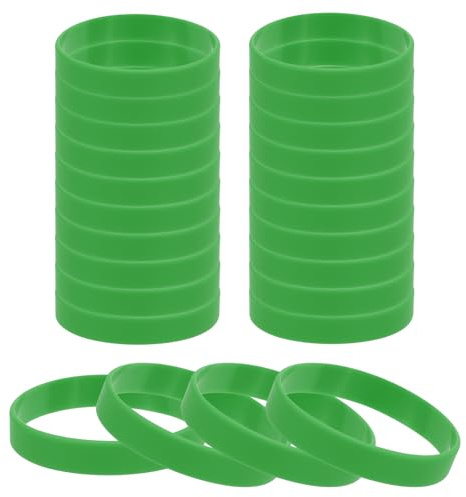 PATIKIL Silikon-Gummi-Armband, solides Armband, farbiges, blankes Gummiband