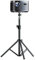 Gwezmxs Beamer Ständer Höhenverstellbar 32-60cm, Beamer Stativ 1/4 Gewinde, Schwarz Projektorständer mit 360° Drehbarem Kugel