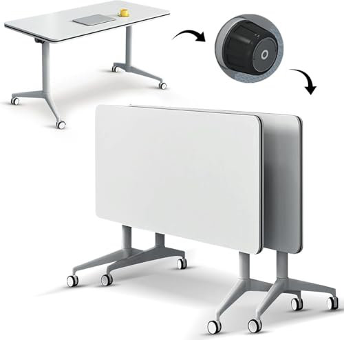 Großer moderner Konferenztisch für Meetings und Seminare, tragbar, höhenverstellbar, leicht zu bewegen
