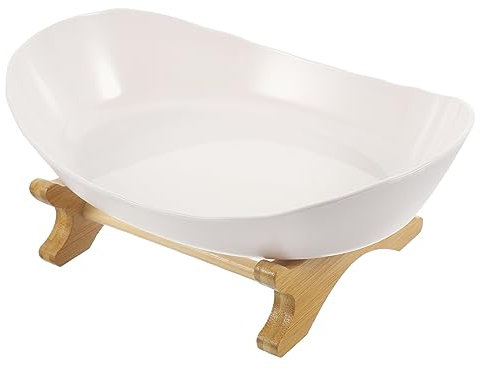 Cabilock Portafrutta in Legno Frutta Per e Soggiorno Organizer Snack Con Design Elegante e Bordi Lucidi