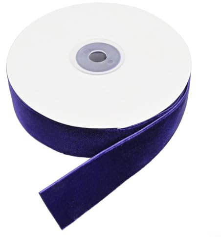 Questi nastri in nylon dal design sorprendente con una lussuosa texture vellutata sono essenziali per ogni celebrazione (viola)