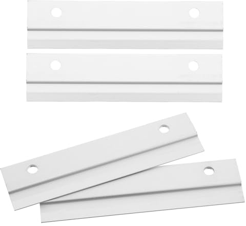 HOMSFOU 2 Paare Schwere Z-förmige Aluminium-wandhalterung mit Ineinandergreifendem Französischem Cleat-system für Whiteboards Bilderrahmen Spiegel und Schrankmontage Montagehalterungen