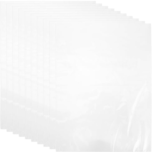 Alipis 100 pièces Sacs Thermorétractables Transparents PVC pour Emballage Alimentaire et Artisanat Film Rétractable Scellant Hermétique pour Conservation Fraîcheur et Rangement