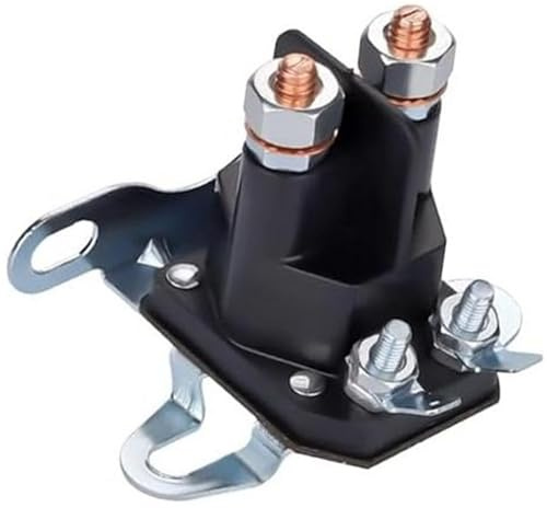 Clynex 146154 145673 Solenoide di avviamento universale 12V 4 poli, for Craftsman, for Poulan, 1685290 1686981 73233 109081X 2654 532146154 178861 168327 Relè di avviamento per trattorino tagliaerba