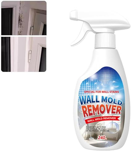 Mould Remover Spray for Walls & Bathrooms – Strong Black Mould Cleaner, Long Lasting Prevention, Surface-Safe Formula for Tiles, Grout, Wood & Fabric (1, a)