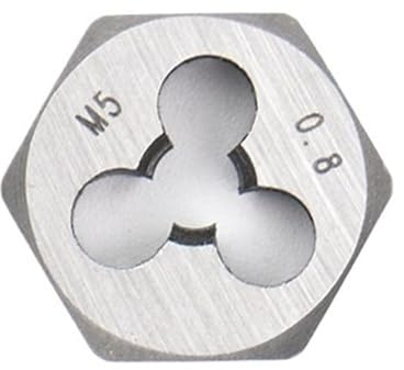 Terraja de Rosca Métrica Troquel hexagonal M2 2,5 3 3,5 4 4,5 5 5,5 6 7 8 9 10 11 12 13 dientes gruesos y finos(M7*1.0standardtooth)