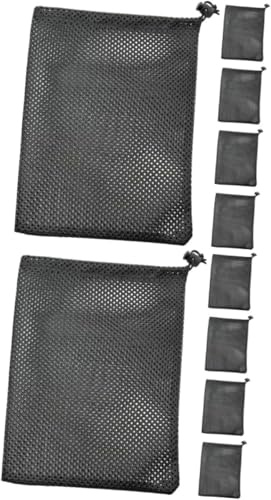 2 set multifunktionella nätpåsar for golfbollar, behållare for gym, duschpåse, tennis- och basebollbollar, förvaring, 5 st*2/8298