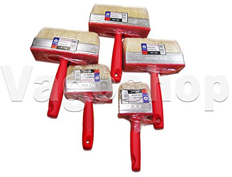 36 x Flächenstreicher Gr 3 x 12cm Pinsel Streicher Flachpinsel Malerpinsel Deckenbürste Lack