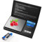 JOPHEK Digital Precision Scales, Pocket Scales Mini-Schmuckwaage Tragbar Kompakt mit Digitalwaage Feinwaage LCD-Display Extremely Precise Digital Scales (500G/0.01G)