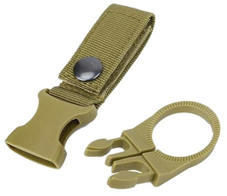 Outdoor Bottle Holder Carabiner – Portable Mountaineering Water Bottle Clamp Hanger Tools – Ring for Outdoor Camping, Hiking, Traveling