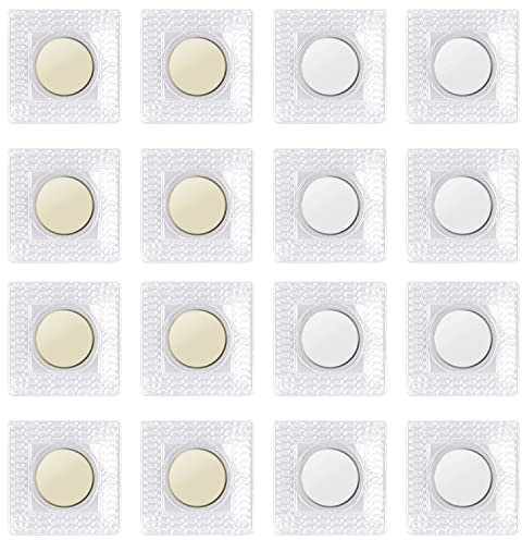 CYIOU 26 Stück Magnetverschluss Taschen Magnet Verschluss mit Verdeckter Naht Genähter Magnetverschluss Geeignet für Handtaschen Kleidung oder zum Ersetzen Alter Knöpfe