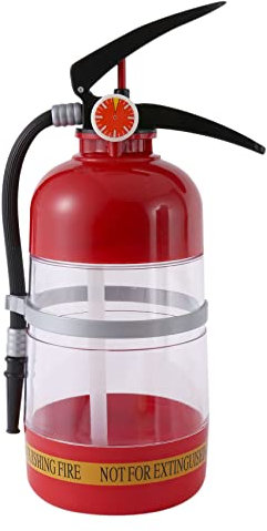 Glakyur Dispensador de Bebidas de Vino de 2L, Extintor de Incendios, Dispensador de Agua para Fiestas, Barriles de Cerveza, Accesorio para Barra de Licor de Bebidas