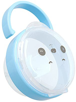 Visiblurry Schnullerhalter-Clip | Baby-Schnuller-Nippel-Wiege-Etui-Halter | Staubdichte, bruchsichere, tragbare Baby-Schnuller-Aufbewahrungsbox für Jungen, Mädchen, Neugeborene, Outdoor-Aktivitäten