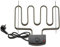 ITA Élément chauffant électrique pour fumoir 2000W - Spirale chauffante pour armoires à fumer ITA et fumoirs d'autres fabricants - Serpentin chauffant universel pour le fumage