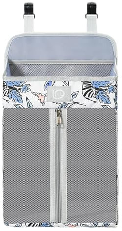 Organisateur de couches pour berceau, organisateur de couches pour table à langer, organisateur de chambre d'enfant et panier à couches pour bébé pour le rangement de la chambre d'enfant