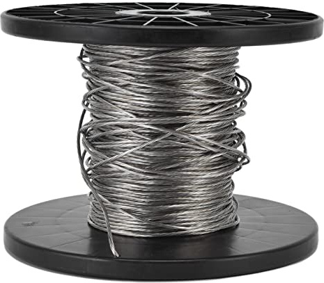 Filo per Recinzione Elettronica da 100 M Filo per Recinzione Elettronica, Linea di Filo per Recinzione Elettronica Recinzione Elettronica a Impulsi Ad Alta Tensione Fune