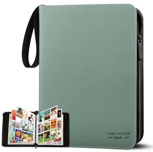 Sammelkarten Album A4,40pcs Seiten 720 Karten Kapazität Sammelalbum Karten, Sammelmappe Ordner Buch Mappe für Spielkarten,Sportkarten, Als Geschenk Karten Heft für Jungen Mädchen Sammler