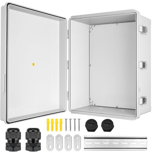 CHENGPI Schaltkasten Aussenbereich,Anschlussdose Wasserdicht IP66 500×600×220MM,Verteilerschrank Industriegehäuse Schaltkasten Kunststoff,Elektrische Abzweigdose mit Führungsschienen