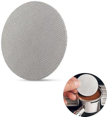 Onezebra 54mm Puck Screen, Bottomless Portafilter, Resuable 1.7mm Thickness 150μm, Stainless Steel Espresso Filters for 53.5mm/54mm Portafilter Basket, Coffee Accessories for Home