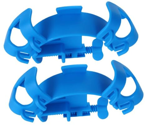 Milisten 2pcs Fish Tank Water Hose Clamps Sturdy Fixing Clips for Aquarium Tube Mount Inlet Outlet Hose Holder Easy Install for Fish Tank Filter