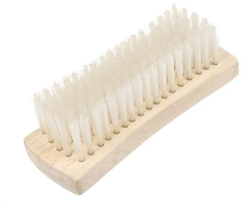 Healeved Brosse Vêtements pour Doudounes à Poils Nylon Doux avec Manche Bois Brosse Nettoyage Multifonction pour Taches sur Chaussures Et Linge Et Blanche