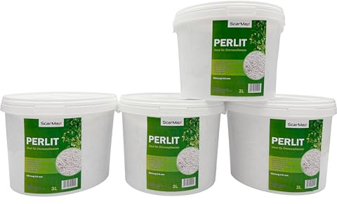 ScarMaxx - Perlite für Pflanzen 12L, Garten-Perlit Körnung 0-6 mm, Verbessert die Wasserdrainage, Expandierte Perlite, dient zur Wasserspeicherung, Bewurzelung oder Anzucht