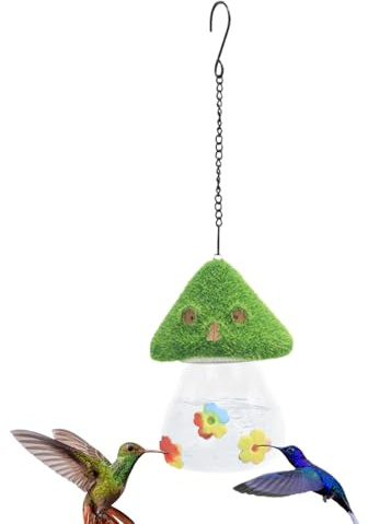 Quorvex Bebederos para Colibríes para Exteriores Colgables,Alimentadores Colibrí Colgables Antiabejas para Exterior - Suministros Sin Goteo y Fácil Limpieza para Jardín, Ventana, Terraza o Patio
