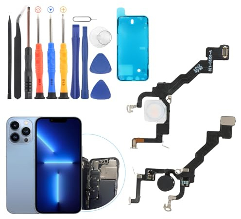 for iPhone 13 Pro Flash Light Flex Cable Replacement for iPhone 13 Pro A2483 A2636 A2639 A2640 A2638 Flashlight Flex Cable Module Connector Assembly Repair Parts